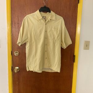 Yellow Jamaica Jaxx Island Style Button Down
